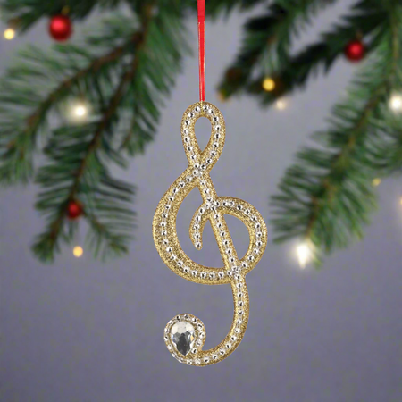 Pendente a forma di note musicali per albero di Natale decorazione natalizia