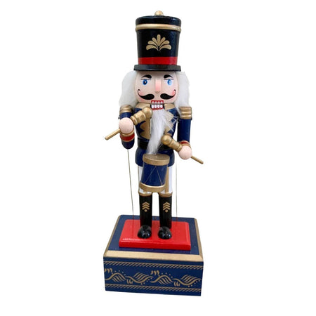 Statuetta decorativa "Soldatino schiaccianoci" natalizio con carillon decorazione natalizia