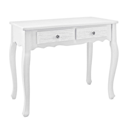 Consolle Blanc struttura in legno MDF con finitura bianca opaca per interni