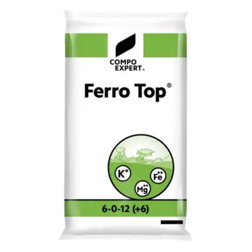 Fertilizzante speciale Ferro Top Compo expert per manto erboso da 25 Kg