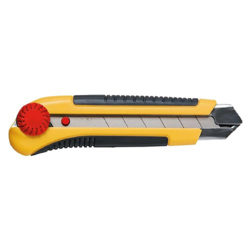 Cutter Topex dal corpo in ABS con slitta in metallo e rotella bloccalama