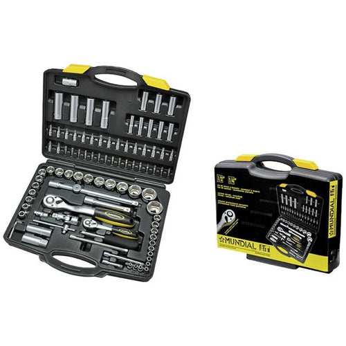 Set da 94 pezzi in valigetta di plastica chiavi a bussola ART. 1555