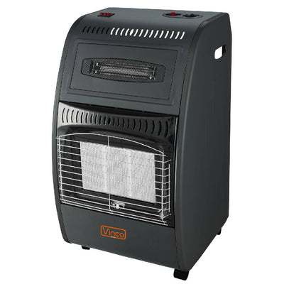 Stufa ventilata combinata Gas + Elettrica, con 5 Livelli di Potenza e Termostato Integrato