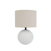 Lampada da tavolo Irvin con base in ceramica h 32 cm