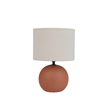 Lampada da tavolo "Irvin" con base in ceramica h 32 cm
