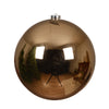 Palline in vetro per albero di natale marrone decorazione natalizia