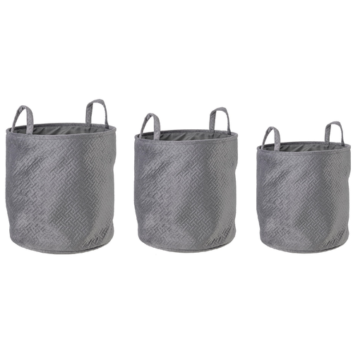 Set 3 porta oggetti 2 M Averill in poliestere