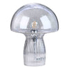 Lampada da tavolo Carysa in vetro h 25,5 cm