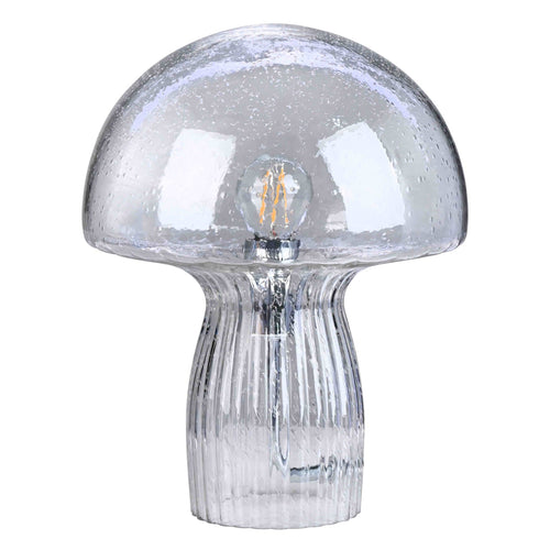 Lampada da tavolo Carysa in vetro h 25,5 cm