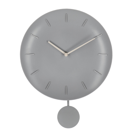 Orologio da parete "Jair" con pendolo in metallo Ø 30x6x39,5 h cm a batteria