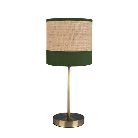 Lampada da tavolo "Aylen" con base in acciaio h 39 cm