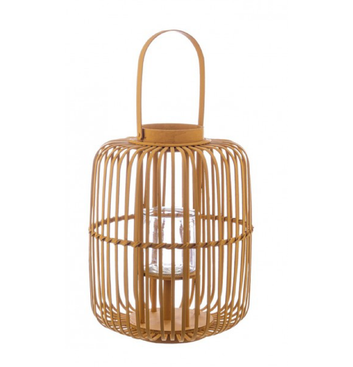 Lanterna brielle manico l in legno da esterno