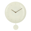 Orologio da parete Jair con pendolo in metallo Ø 30x6x39,5 h cm a batteria