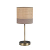 Lampada da tavolo Aylen con base in acciaio h 39 cm