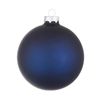 Palline per albero di Natale sfera in vetro blu opaco