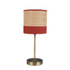 Lampada da tavolo Aylen con base in acciaio h 39 cm