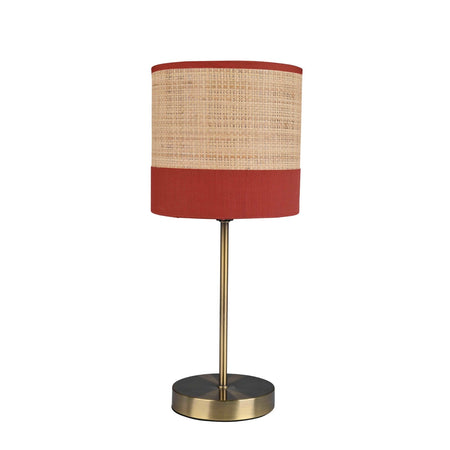 Lampada da tavolo "Aylen" con base in acciaio h 39 cm