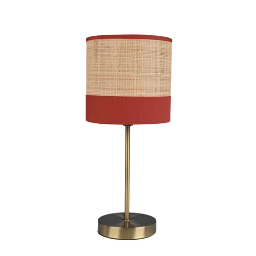 Lampada da tavolo Aylen con base in acciaio h 39 cm