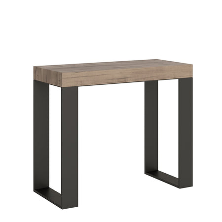 Tavolo consolle "Genova" allungabile in legno per sala da pranzo