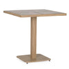 Tavolo Kalimera con struttura in alluminio, piano in porcellana, per arredo interno 73 x 73 x h 74 cm