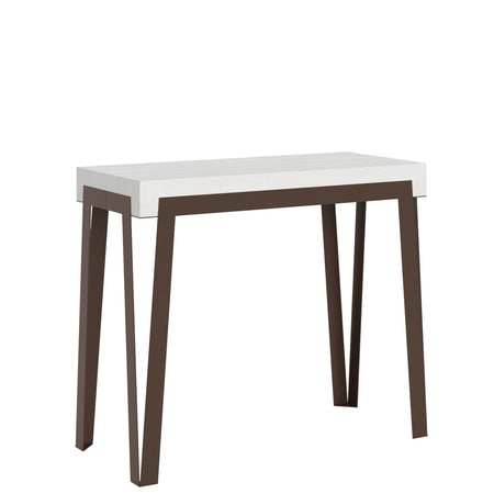 Tavolo consolle "Firenze" allungabile in legno per sala da pranzo