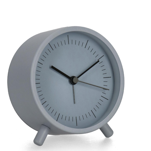 Orologio da tavolo Kaled in metallo Ø 10,8x5,5x12 h cm a batteria