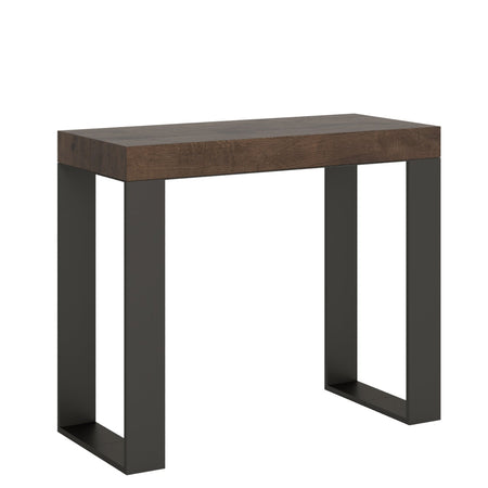 Tavolo consolle "Genova" allungabile in legno per sala da pranzo