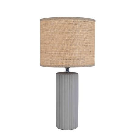 Lampada da tavolo "Adhara" con base in ceramica h 42 cm