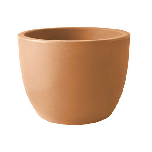 Vaso tondo Ares in plastica da esterno per piante e fiori