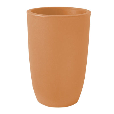 Vaso tondo Meti in plastica da esterno per piante e fiori