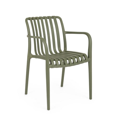 Sedia "Billie" struttura in polipropilene, resistente agli UV, per giardino e veranda