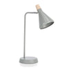 Lampada da tavolo Brill in acciaio h 46 cm