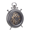 Orologio da tavolo Engrenage in acciaio a batteria h 28x7.5x39 cm