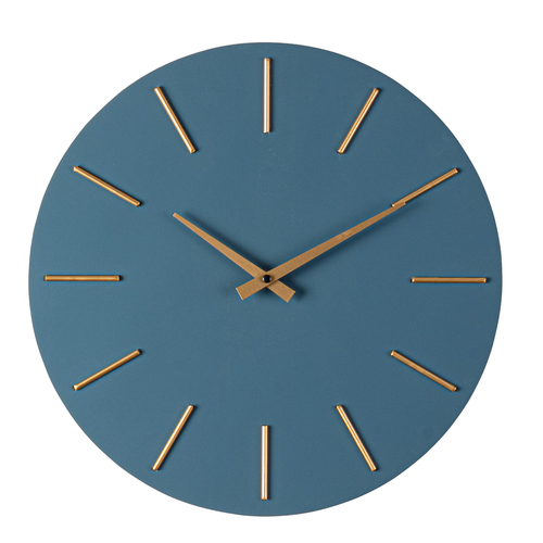 Orologio da parete Timeline in acciaio a batteria Ø 40x5 h