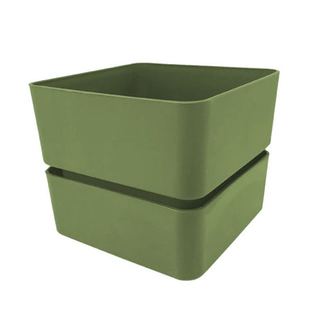 Vaso quadrato "Veleta" in Plastica da esterno e giardino per piante e fiori