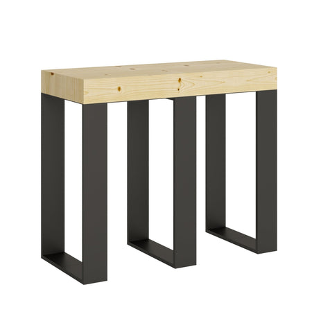 Tavolo consolle "Bari" allungabile in legno per sala da pranzo