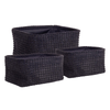 Set 3 porta oggetti Nicky in poliestere