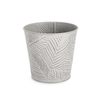 Vaso benji tondo in metallo galvanizzato Ø 15,5 x h 14,7 cm