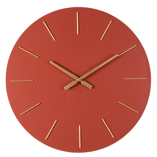 Orologio da parete Timeline in acciaio a batteria Ø 60x5 h cm