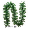 Ramo di verde pino Moena 2,7 m, 400 led bianco caldo, prolungabile per decorazioni