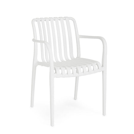 Sedia "Billie" struttura in polipropilene, resistente agli UV, per giardino e veranda