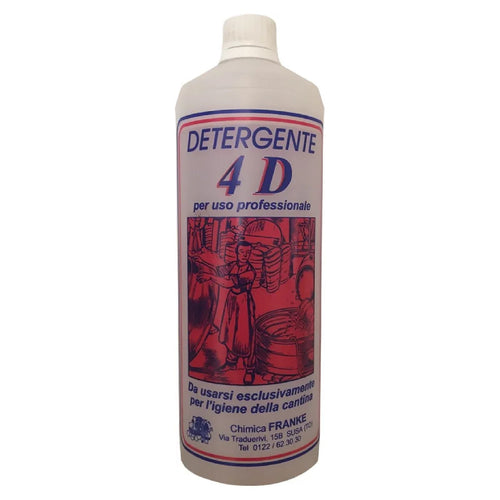 Detergente liquido 4D generico per l'igiene della cantina 1 lt
