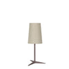 Lampada da tavolo Assam Sierra in metallo e cotone h 60 cm