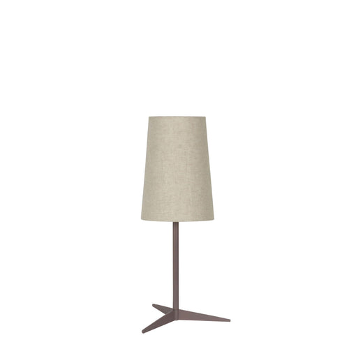 Lampada da tavolo Assam Sierra in metallo e cotone h 60 cm