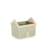 Vaso khloe rettangolare in porcellana 14,3 x 11  x  h11,5 cm