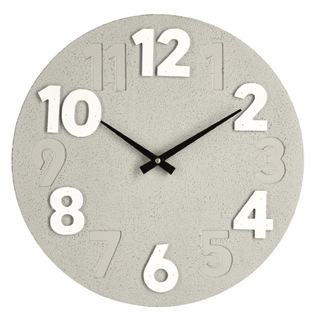 Orologio da parete in mdf a batteria "Timing" Ø 40x4,5 h cm
