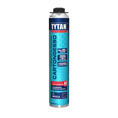 Schiuma cartongesso adesiva verde 830 ml
