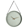Orologio da parete Timely in acciaio a batteria 40x6x66 h cm