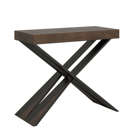 Tavolo consolle "Cagliari" allungabile in legno per sala da pranzo