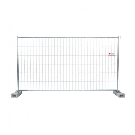 Recinzione mobile per cantiere finitura zincata 3,30 mt x h 2